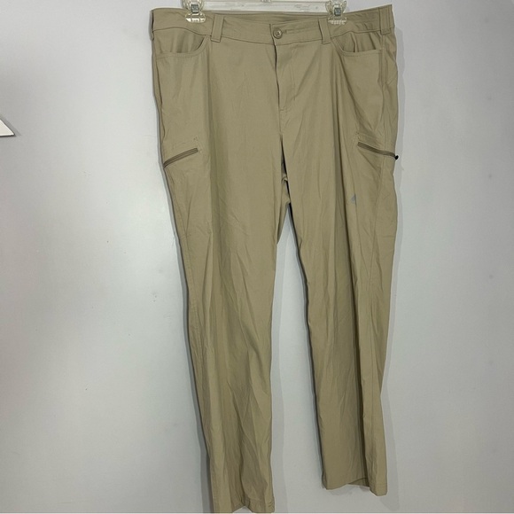 Eddie Bauer Tan Outdoor Pants First Ascent Hiking GORPcore Activewear Cargo - Picture 4 of 16